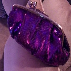 Purple sequence purse